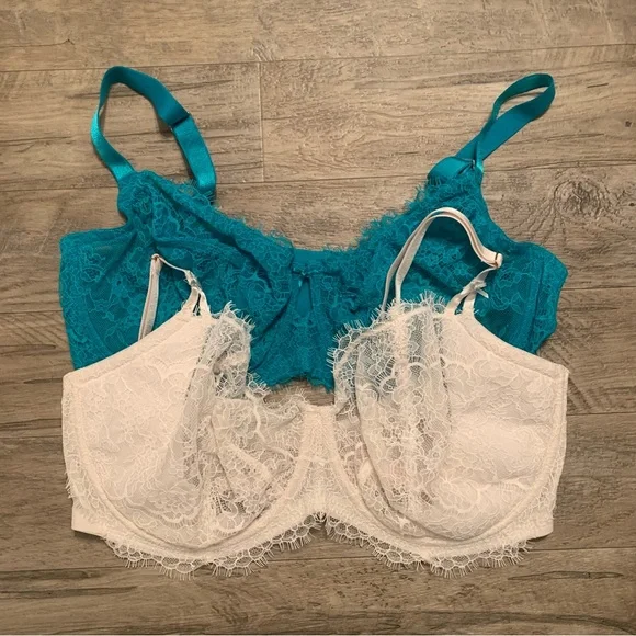 Victoria Secret Lace Underwired Dream Angels Lined Demi Push Up Without Padding - Picture 2 of 14